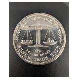 United States 1 oz .999 Fine Silver Dollar Round - 1 Dollar