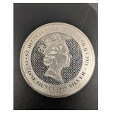 Saint Helena 1 Ounce .999 Fine Silver Coin - Queen Elizabeth II, 2021