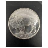 Buffalo Round - 1 Ounce .999 Fine Silver - LIBERTY