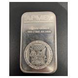 APMEX 1 Troy Ounce .999 Fine Silver Bar - American Precious Metals Exchange