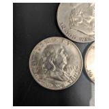 Franklin Half Dollars - 1951, 1959 & 1961 Dates