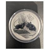Australia 50 Cents 1/2 Ounce Silver Elizabeth II 2020 Coin in Capsule