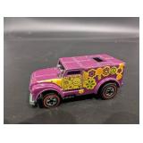 Hot Wheels Funny Money 1970 Die-Cast Car - Purple Flower-Power Graphics (Hong Kong)