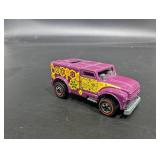 Hot Wheels Funny Money 1970 Die-Cast Car - Purple Flower-Power Graphics (Hong Kong)
