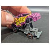 Hot Wheels Funny Money 1970 Die-Cast Car - Purple Flower-Power Graphics (Hong Kong)