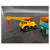 Lesney Matchbox Trucks Assorted Lot - Crane Carrier, Container & Harvester
