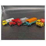 Lesney Matchbox Petrol Tanker & Assorted Trucks - Made in England