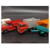 Lesney Matchbox Petrol Tanker & Assorted Trucks - Made in England