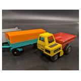 Lesney Matchbox Petrol Tanker & Assorted Trucks - Made in England