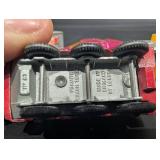 Assorted Die-Cast Airport Rescue Trucks - Red, Green, Grey & Yellow Vehicles