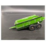 Vintage 1970 Green Metal Toy Dump Trailer - Chicago, U.S.A.