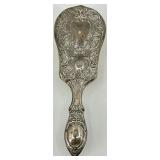 Vintage Silver Plated Vanity Set - Hand Mirror & Hair Brush & Comb