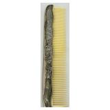 Vintage Silver Plated Vanity Set - Hand Mirror & Hair Brush & Comb