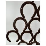 Artisan Horseshoe Christmas Tree Sculpture