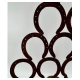 Artisan Horseshoe Christmas Tree Sculpture