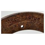Artisan Horseshoe Christmas Tree Sculpture