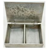 Wendell August Forge Keepsake Box with Engraved Sailboat Motif
