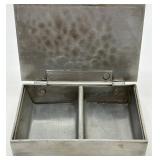Wendell August Forge Keepsake Box with Engraved Sailboat Motif