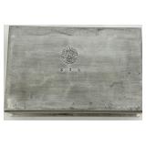 Wendell August Forge Keepsake Box with Engraved Sailboat Motif