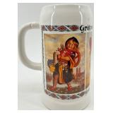Gruss Vom Oktoberfest Beer Steins Pair Made in Germany