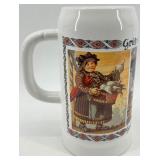 Gruss Vom Oktoberfest Beer Steins Pair Made in Germany