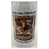 Gruss Vom Oktoberfest Beer Steins Pair Made in Germany