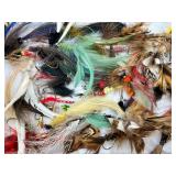 Assorted Fly Fishing Lures & Feathers