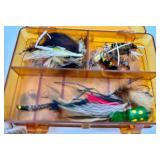 Assorted Fly Fishing Lures & Feathers