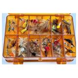 Assorted Fly Fishing Lures & Feathers