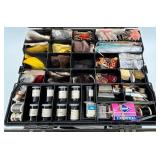 Plano Phantom Tackle Box Open Me Up filled with Fly Fishing Equipment