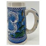 Budweiser Collector Stein - Old Style Mug - VAT69 Gold Mug (Lot of 3)