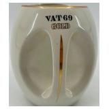 Budweiser Collector Stein - Old Style Mug - VAT69 Gold Mug (Lot of 3)