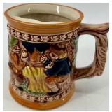San Francisco & Chinatown Cable Car Mugs - Ceramic Set, Made in Japan