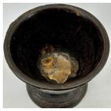 Antique Cast Iron Mortar & Pestle