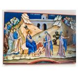 Religious Icon Plaques - Road to Emmaus & Samaritan Woman (Lot of 2)