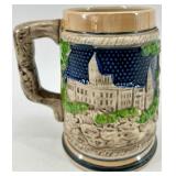 Three Stoneware Beer Steins with Maritime Scenes - Mariner