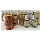 Village Blacksmith & Shipbuilder Beer Steins - Avon Canada Handcrafted Collectibles