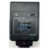 Vivitar Auto 2600 Flash & Minolta Rokkor-PF 50mm Lens - Assorted Lenses & Canon Cleaning Fluid Kit