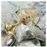 Assorted Cabinet Knobs & Hardware - Ceramic & Metal Knobs with Screws