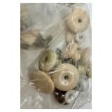 Assorted Cabinet Knobs & Hardware - Ceramic & Metal Knobs with Screws