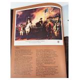 US Bicentennial Stamp Collection 1776-1976 with Yorktown Painting & Ephemera