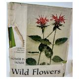 Vintage Wild Flowers Field Guide, Glass Hummingbird Feeders (2) & Crystal Hummingbird Ornament