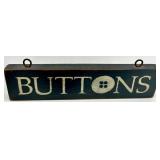Assorted Buttons in Glass Jar & Bags - Craft Supplies