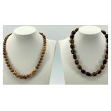 Beaded Necklaces - Natural Stone & Tiger