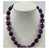 Amethyst & Freshwater Pearl Bead Necklaces