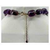 Amethyst & Freshwater Pearl Bead Necklaces