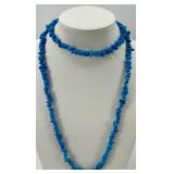 Assorted Chip Bead Necklaces - Turquoise Chip, Blue Chip & Coral Pearl Accents
