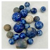 Bennington Clay Marbles - Assorted Blues & Earth Tones