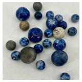 Bennington Clay Marbles - Assorted Blues & Earth Tones