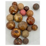 Bennington Clay Marbles - Assorted Blues & Earth Tones